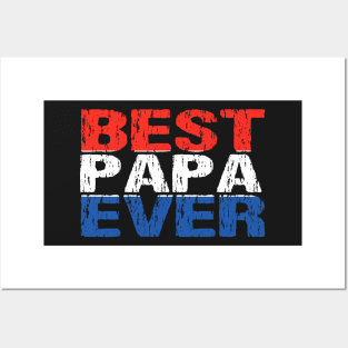 Netherlands Best Papa Ever Dad Dutch Flag Posters and Art